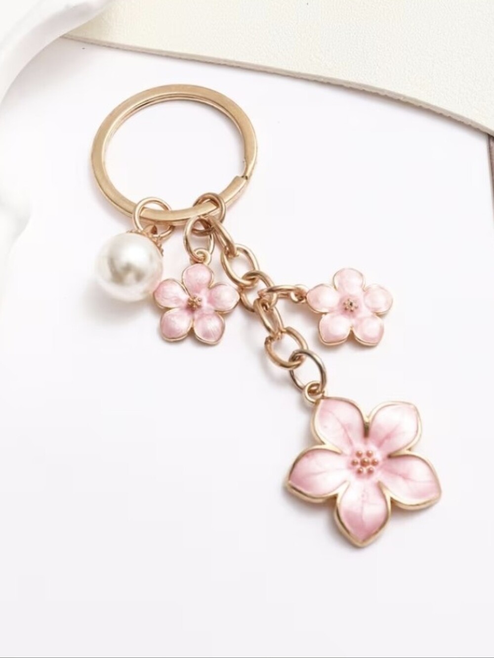 Flower Bag Charm/ Keychain NEW